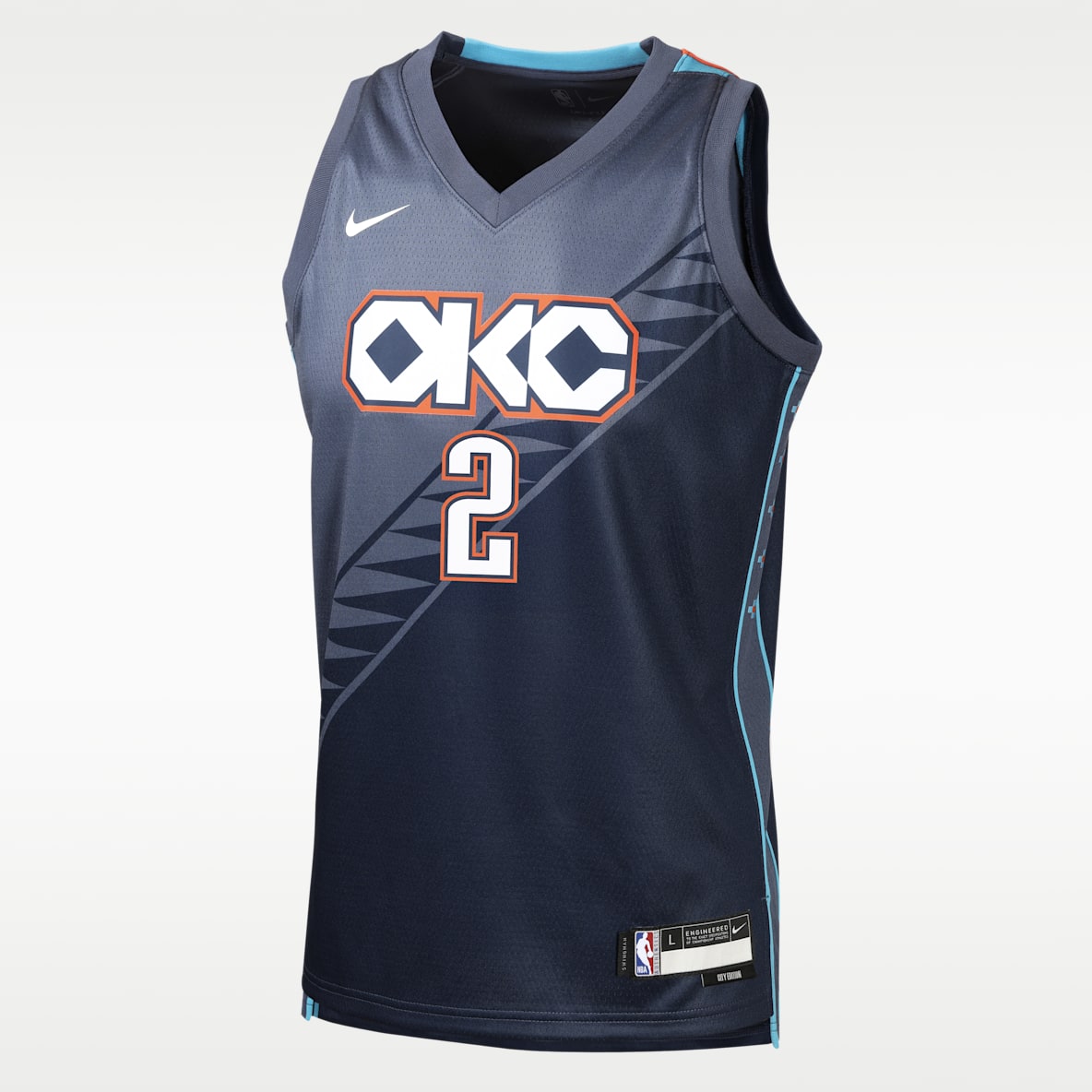 Shai Gilgeous-Alexander Oklahoma City Thunder City Edition Big Kids' Nike NBA Swingman Jersey