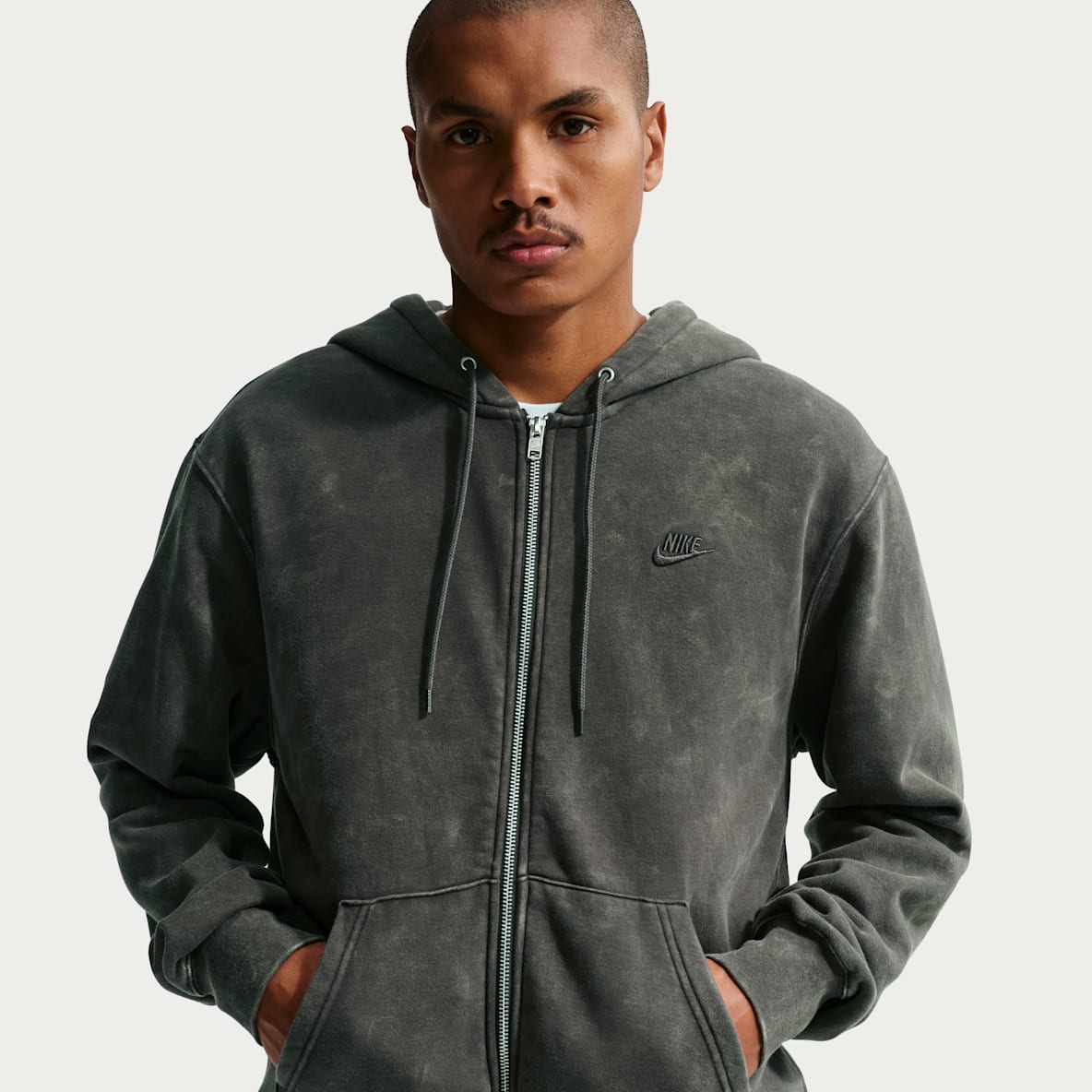 ナイキ NIKE パーカー フリース ジャケット スウェット グレー XXL 