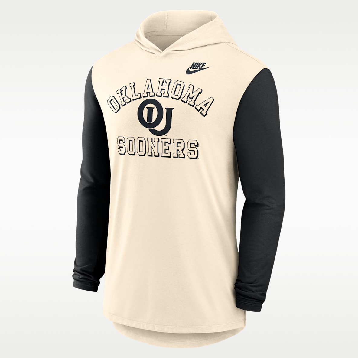 Oklahoma Legacy Men's Nike Dri-FIT College Long-Sleeve Hooded T-Shirt