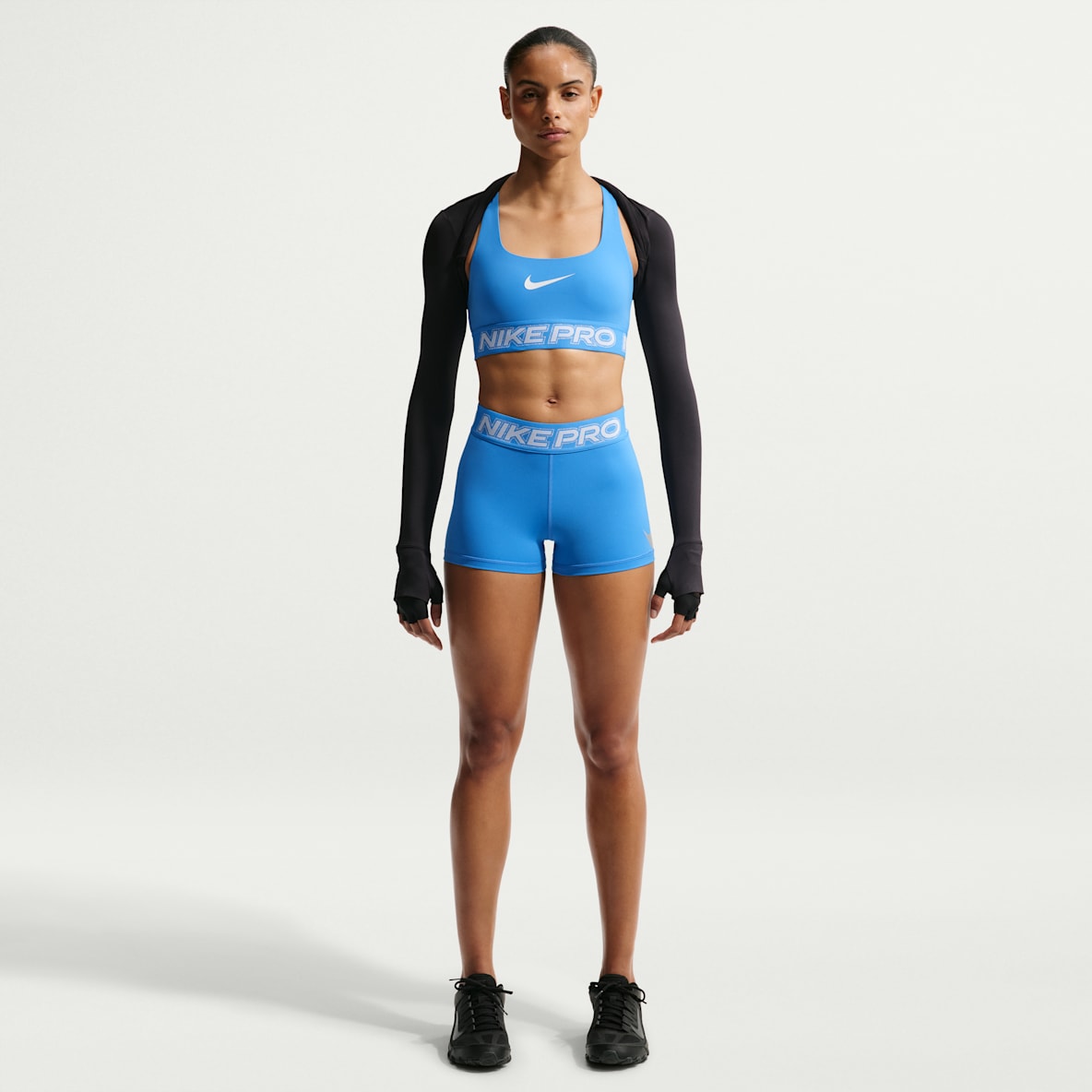 Nike Pro Shorts de ciclismo de tiro medio de 8 cm para mujer
