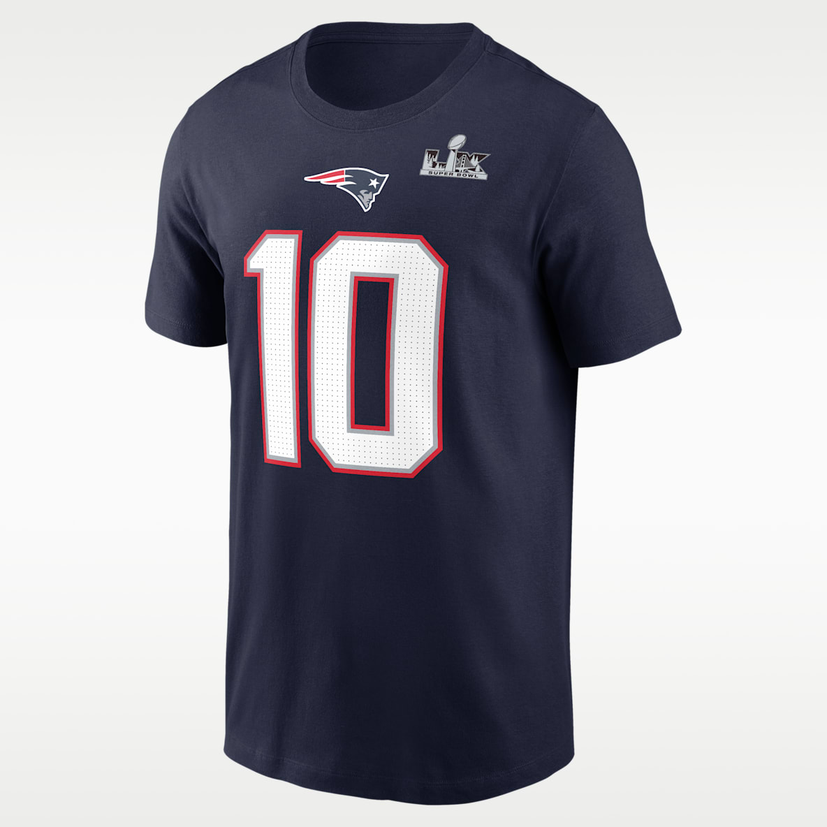 Drake Maye New England Patriots Super Bowl LX Men's Nike NFL T-Shirt