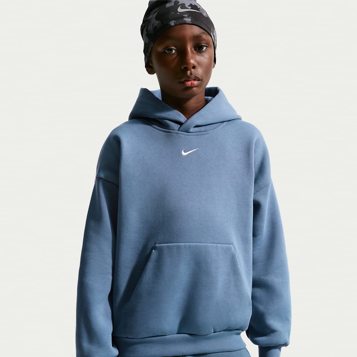 Nike Sportswear Solo Swoosh Big Kids' Fleece Pullover Hoodie
