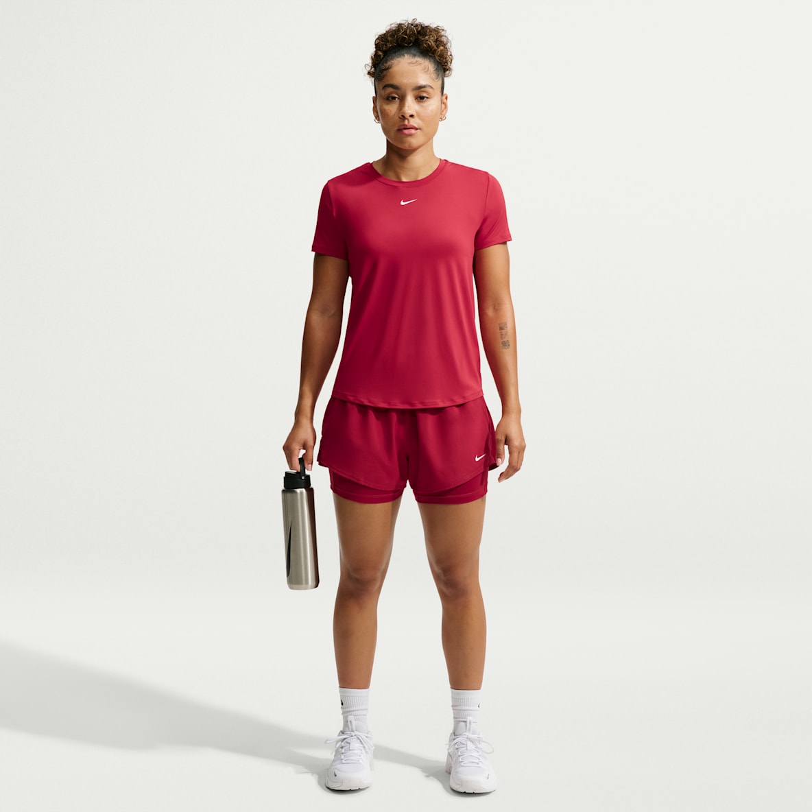 Nike One Women's Dri-FIT Mid-Rise 8cm (approx.) 2-in-1 Shorts