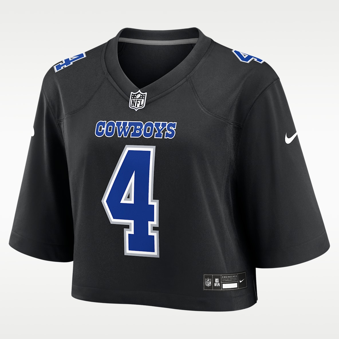Dak Prescott Dallas Cowboys Women's Nike NFL Cropped Tundra Game Jersey