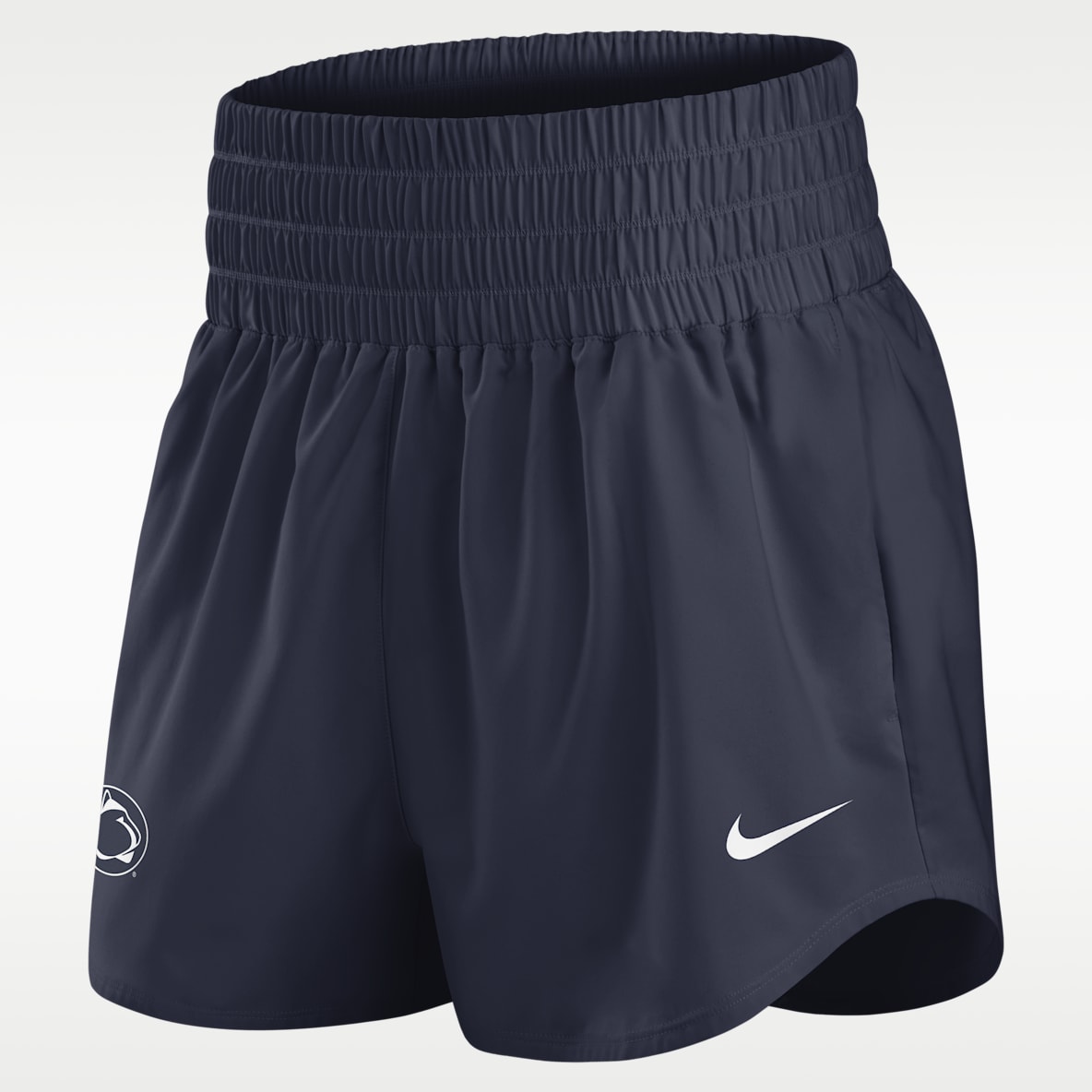 Penn State Primary Logo One Shorts universitarios Nike Dri-FIT para mujer