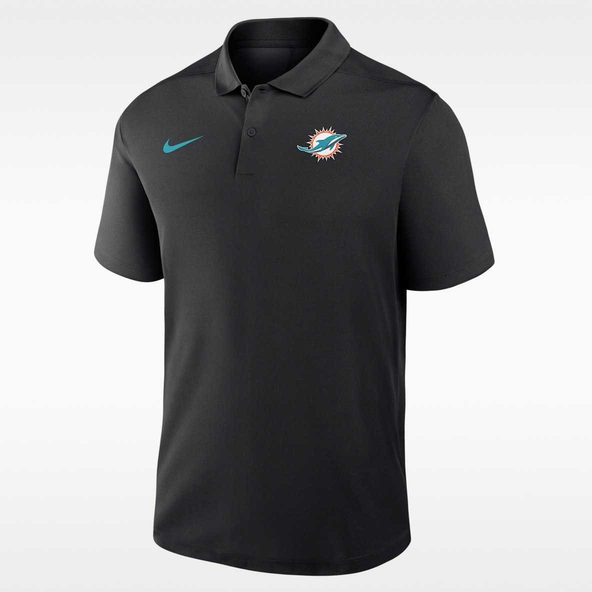 Miami Dolphins Logo Victory Men's Nike Dri-FIT NFL Polo