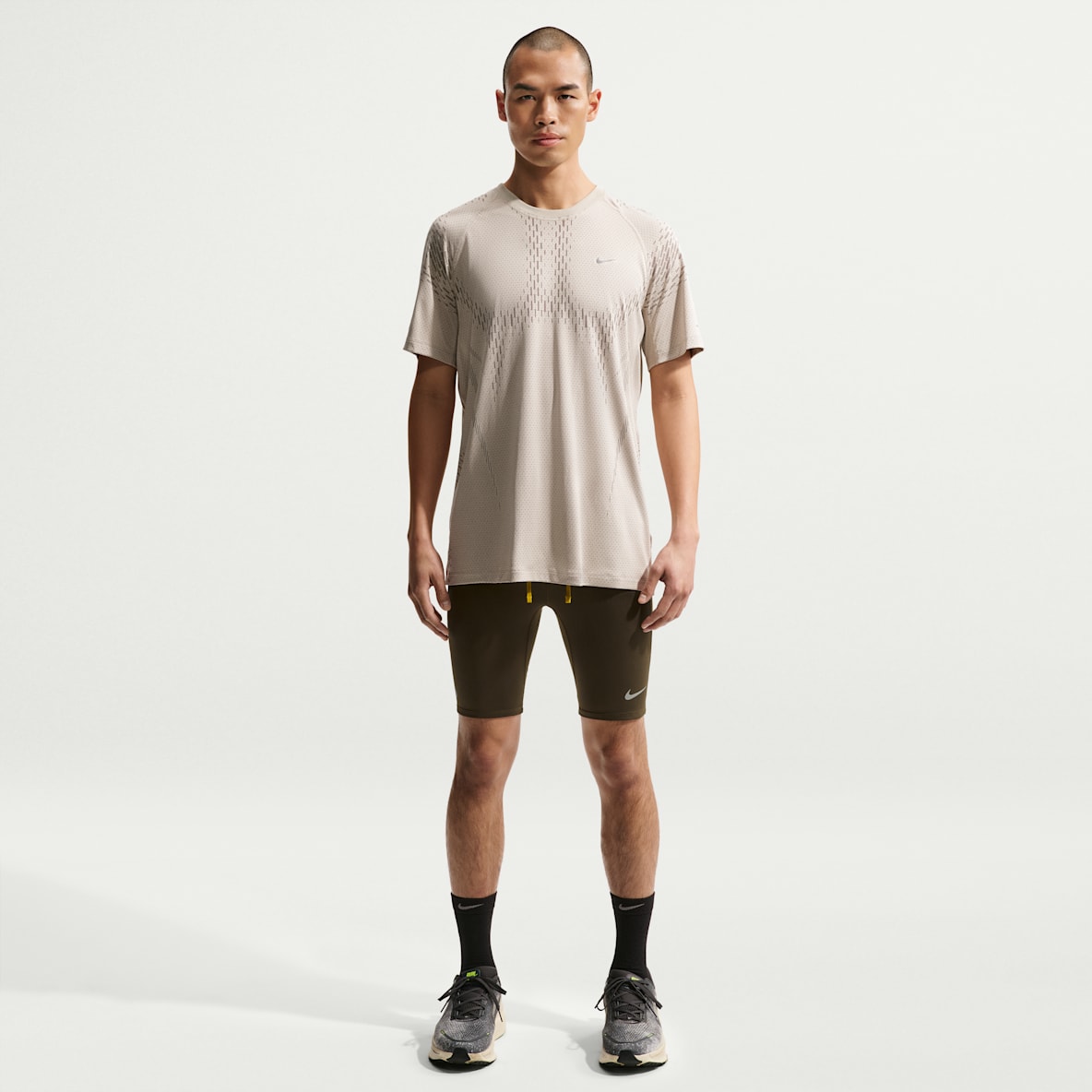 Nike Fast Men's Dri-FIT Brief-Lined 1/2-Length Running Tights