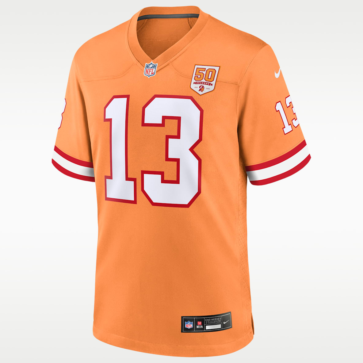 Mike Evans Tampa Bay Buccaneers 50th Anniversary Men's Nike NFL Game Jersey