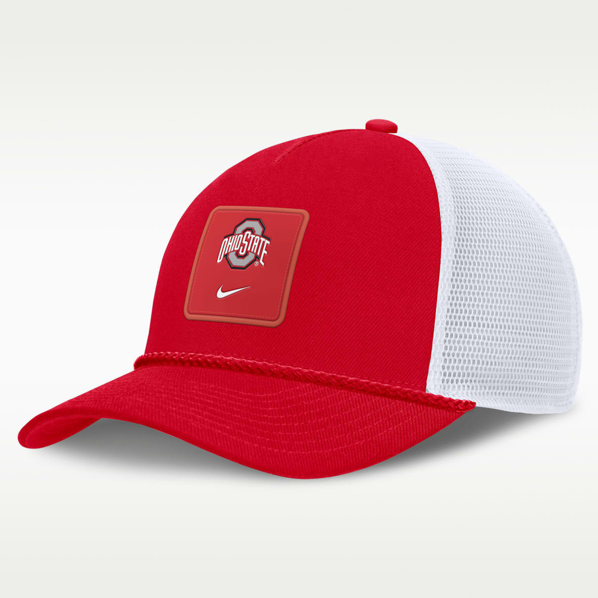 Ohio State Sideline Gameday Rope Men's Nike College Trucker Adjustable Hat
