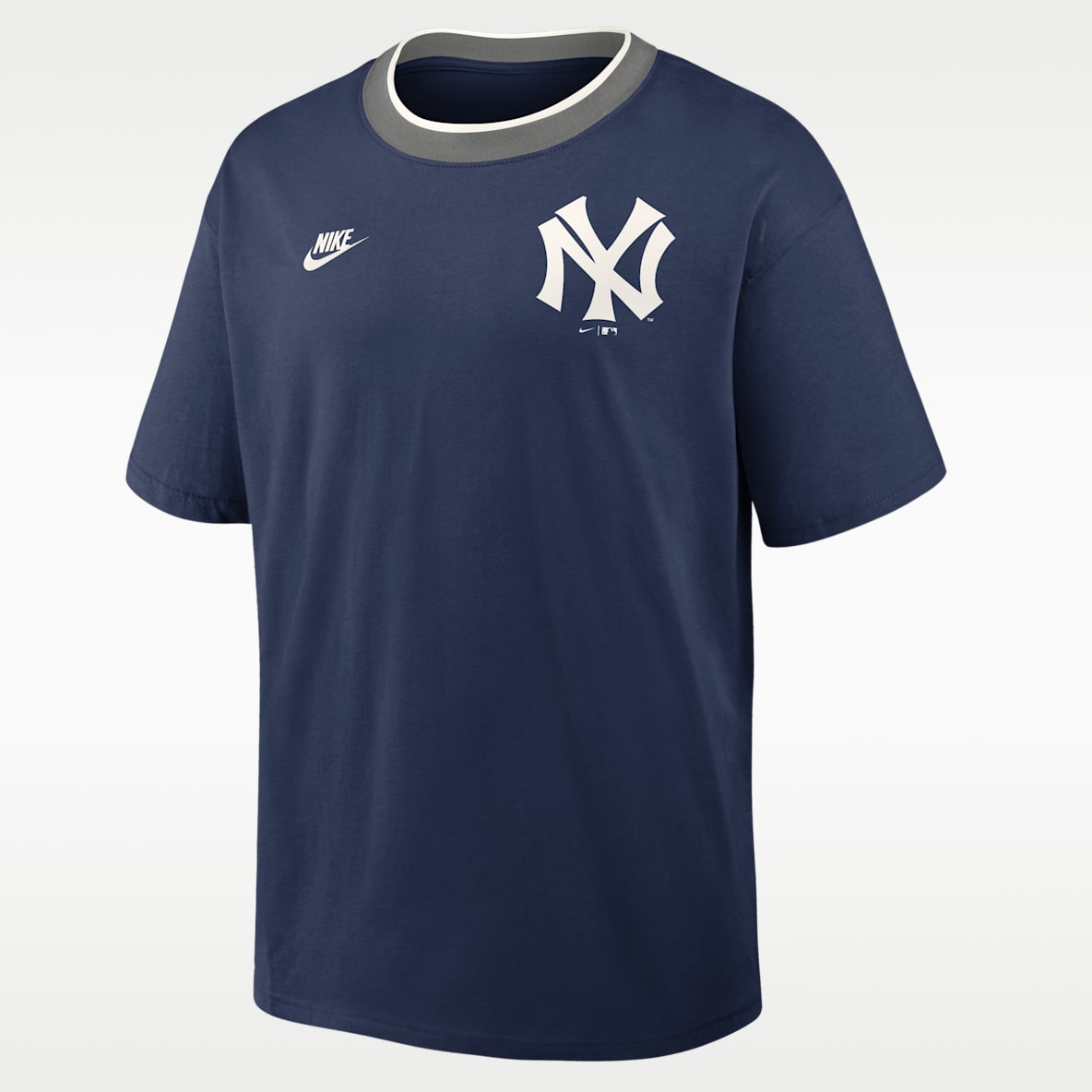 New York Yankees Cooperstown Ringer Playera Nike de la MLB para hombre