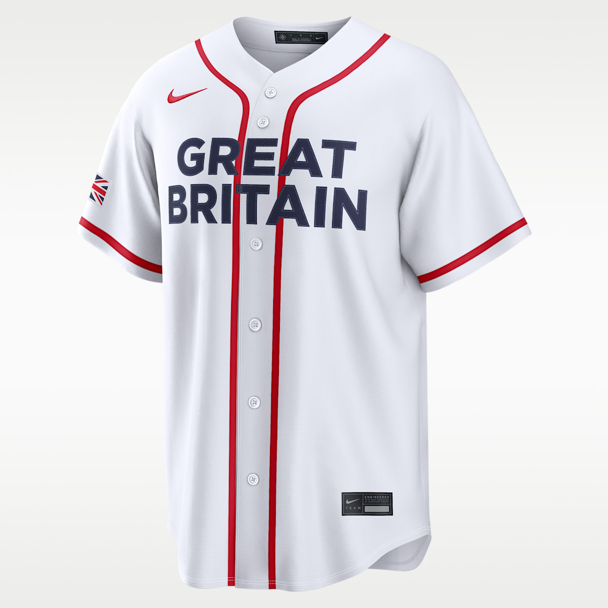 Great Britain National Baseball Team 2026 World Baseball Classic Men's Nike Stadium Jersey