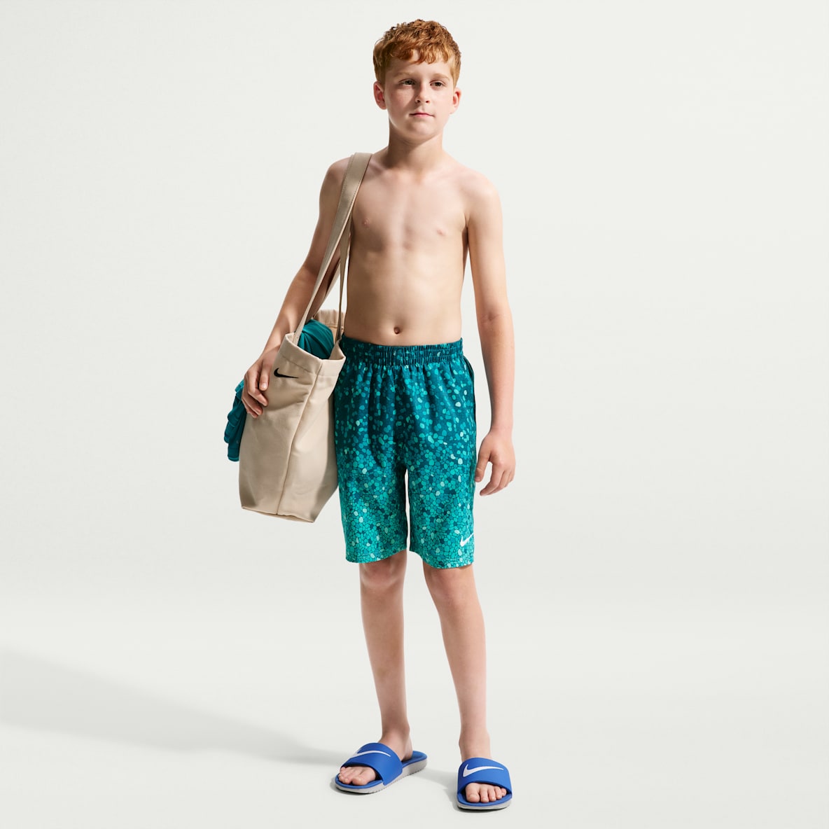 Nike Swim Breaker Big Kids' (Boys') 7" Brief-Lined Volley Short