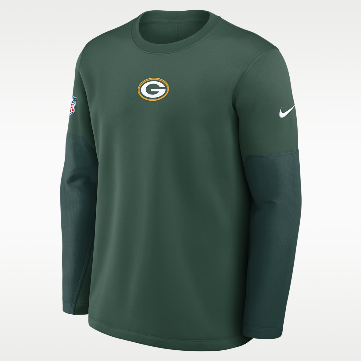 Green Bay Packers Scripted To Win Sideline Coach Playera de manga larga Nike Therma-FIT de la NFL para hombre