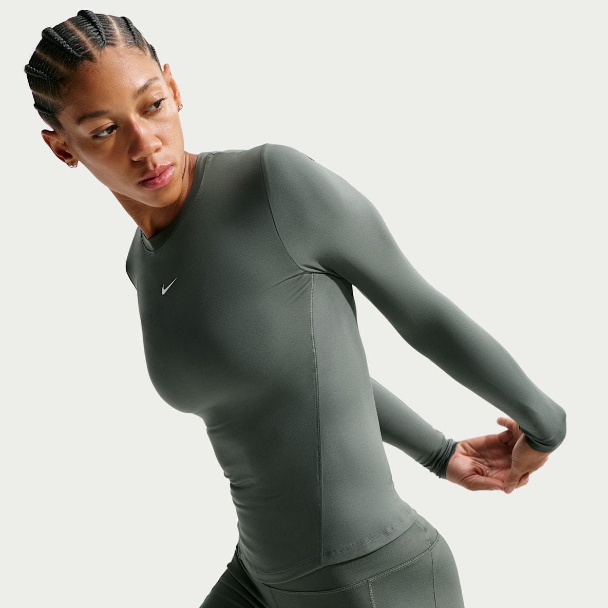Nike One Fitted Dri-FIT Longsleeve-Oberteil für Damen