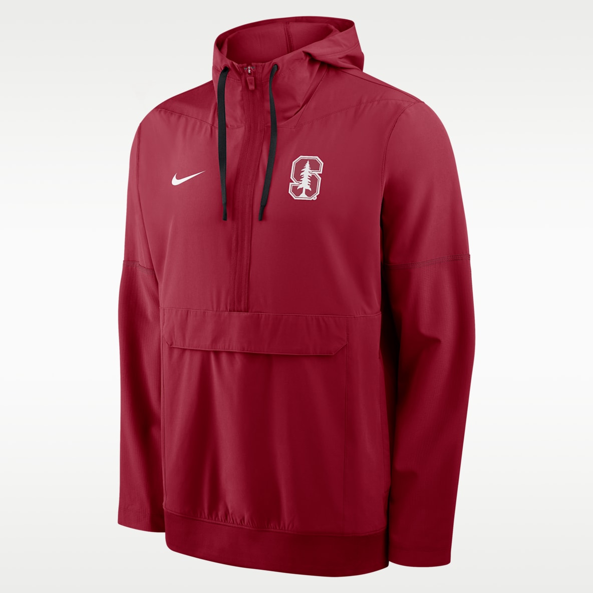 Stanford Sideline Anorak Chamarra universitaria Nike con gorro de medio cierre para hombre