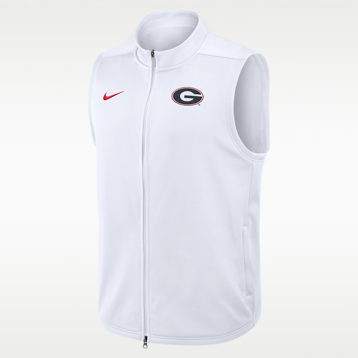 Georgia Primetime Victory Chaleco universitario Nike Therma-FIT de cierre completo para hombre