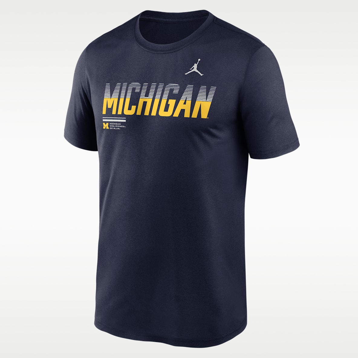 Michigan Sideline Legend Men's Jordan Brand Dri-FIT College T-Shirt