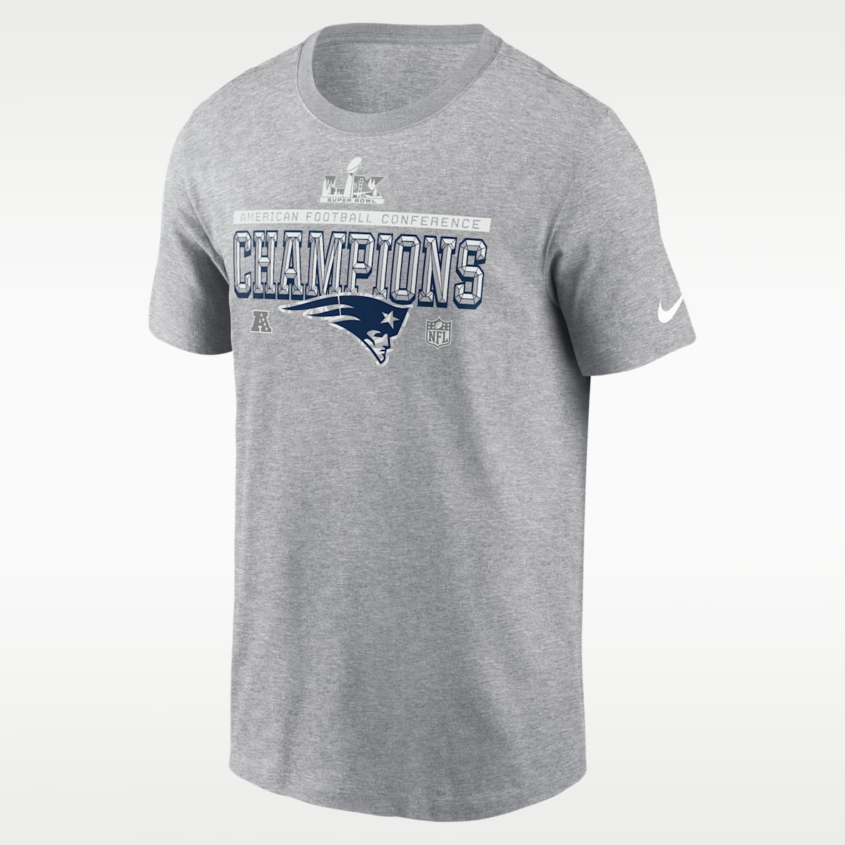 New England Patriots 2026 AFC Champions Trophy Collection Playera Nike de la NFL para hombre