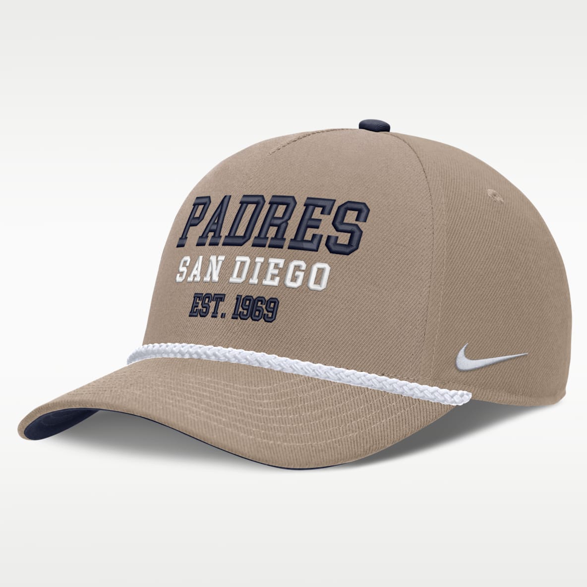 San Diego Padres Rise Gorra Nike de la MLB ajustable para hombre