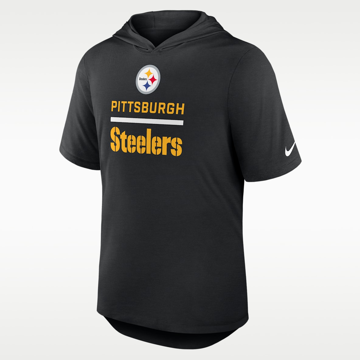 Pittsburgh Steelers Men's Nike Dri-FIT NFL Hooded T-Shirt