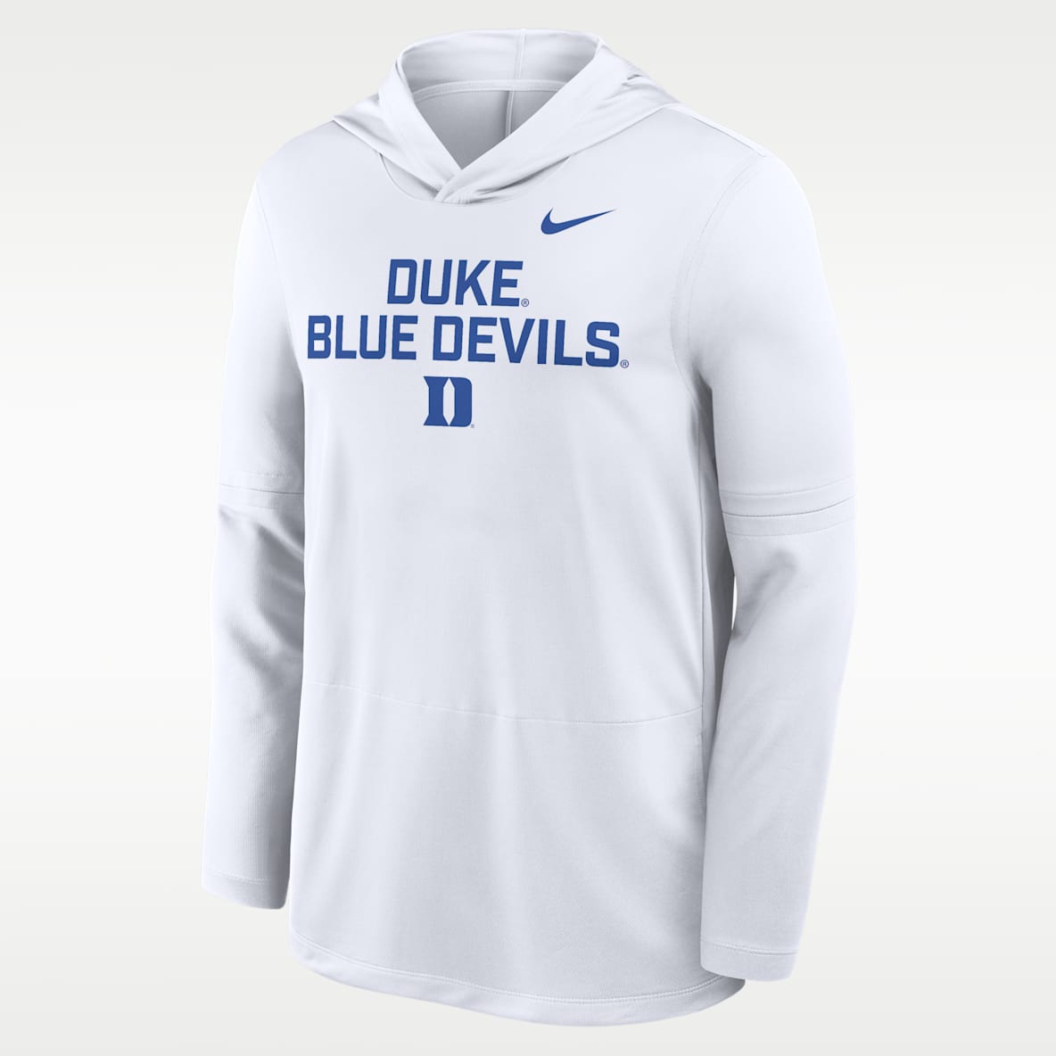 Duke Sideline Men's Nike Dri-FIT College Long-Sleeve Hooded Top