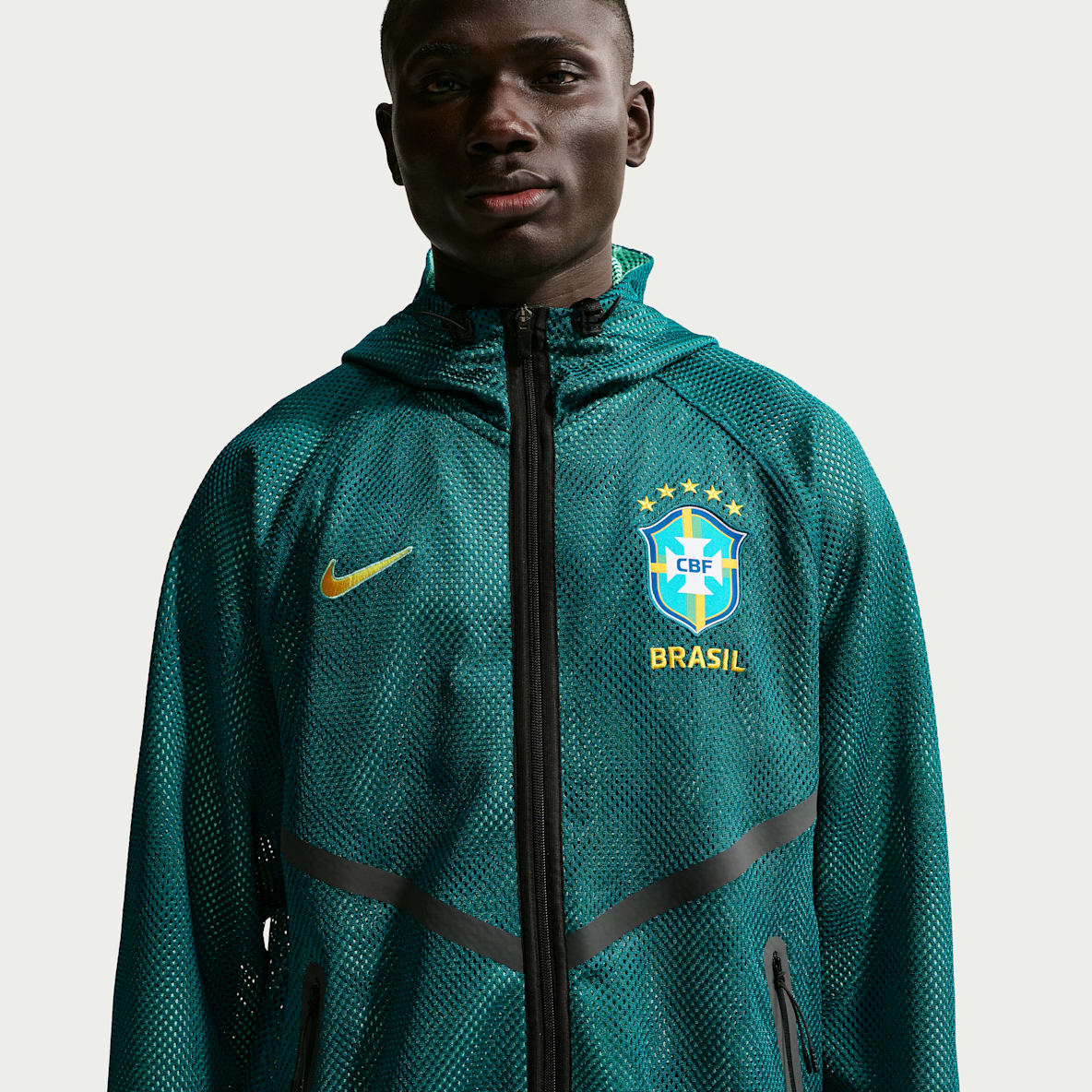 Brazil Men's Nike Dri-FIT Football Anthem Jacket