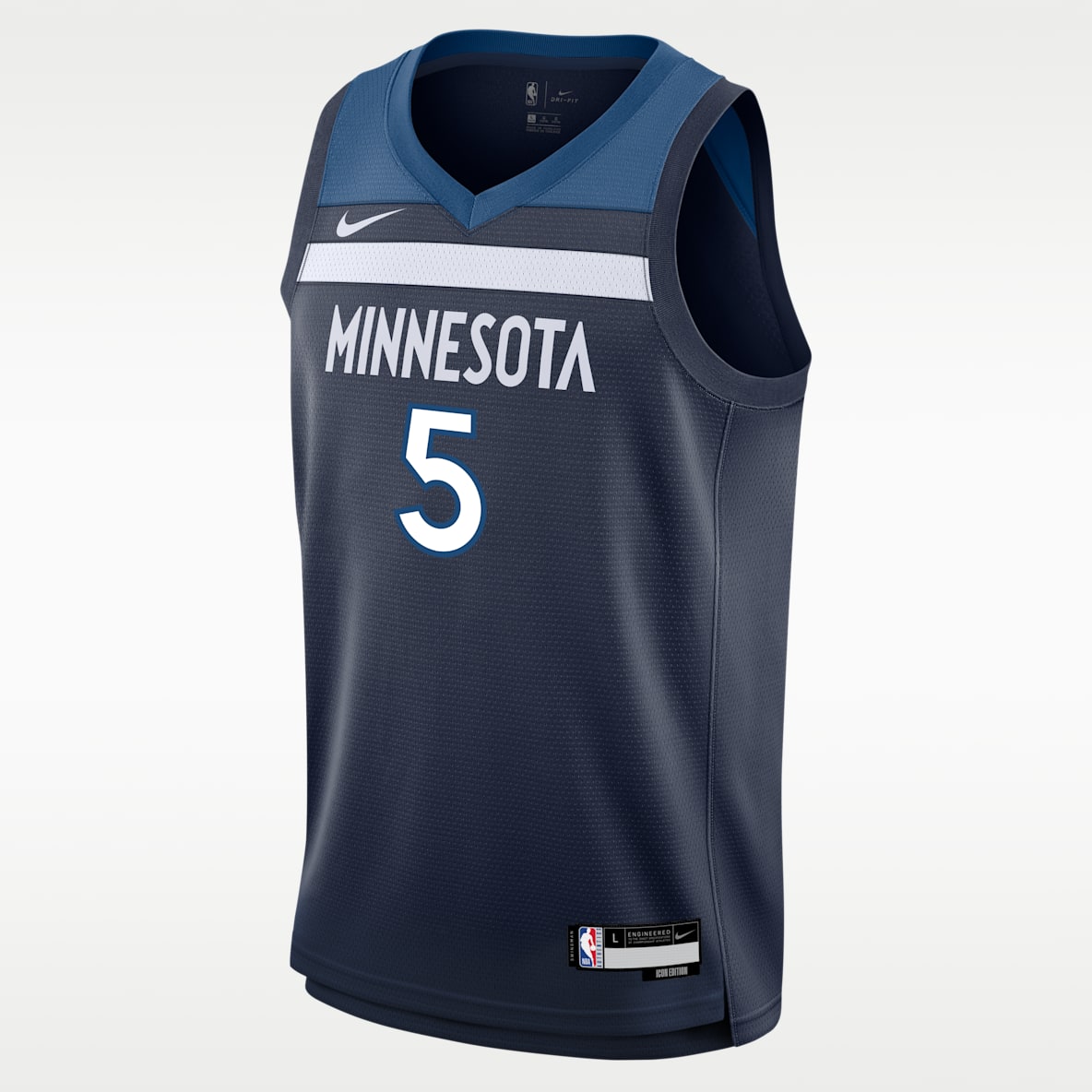 Anthony Edwards Minnesota Timberwolves 2024/25 Icon Edition Jersey Nike de la NBA Swingman para niños talla grande