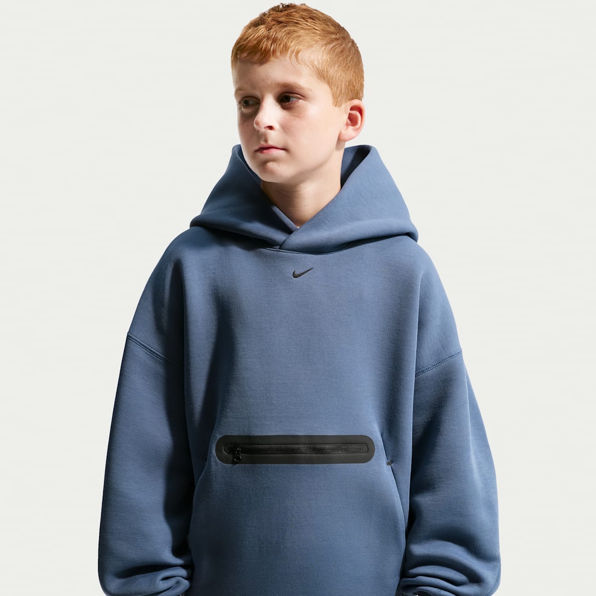 Nike Sportswear Tech Fleece Older Kids' (Boys') Oversized Pullover Hoodie