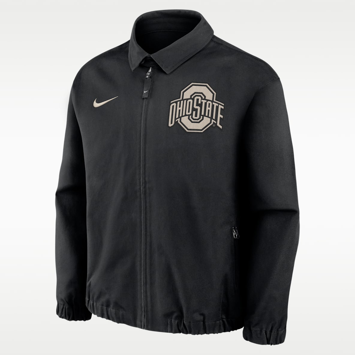 Ohio State Local Twill Men's Nike College Full-Zip Jacket