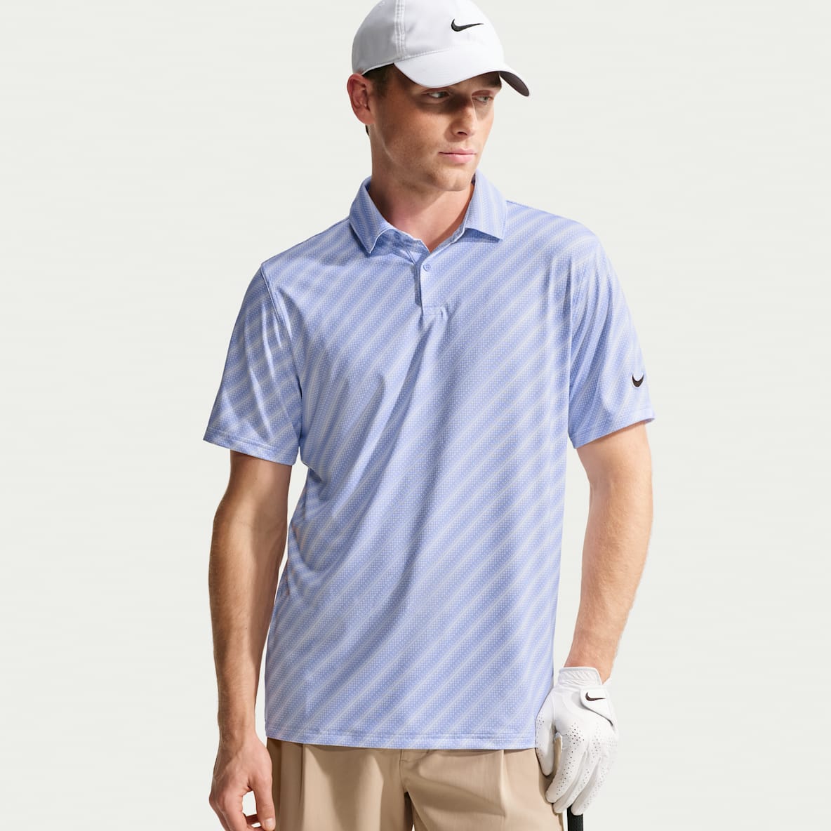 Nike Velocity Polo de golf a rayas Dri-FIT para hombre