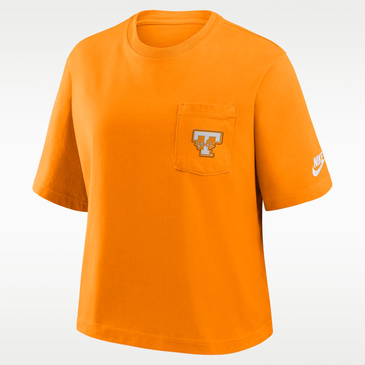 Tennessee Legacy Pocket Boxy Playera universitaria Nike para mujer