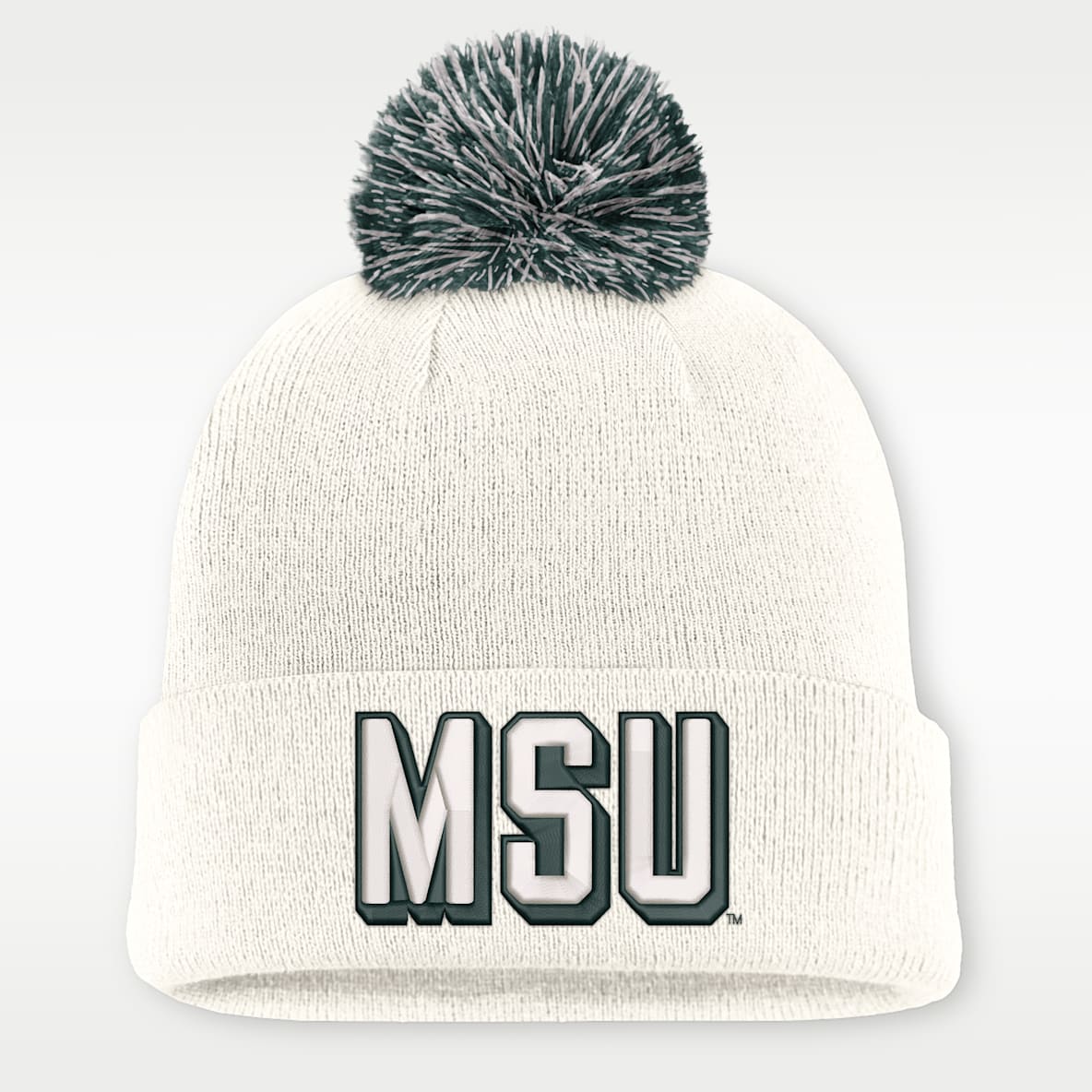Michigan State Peak Men's Nike College Cuffed Beanie