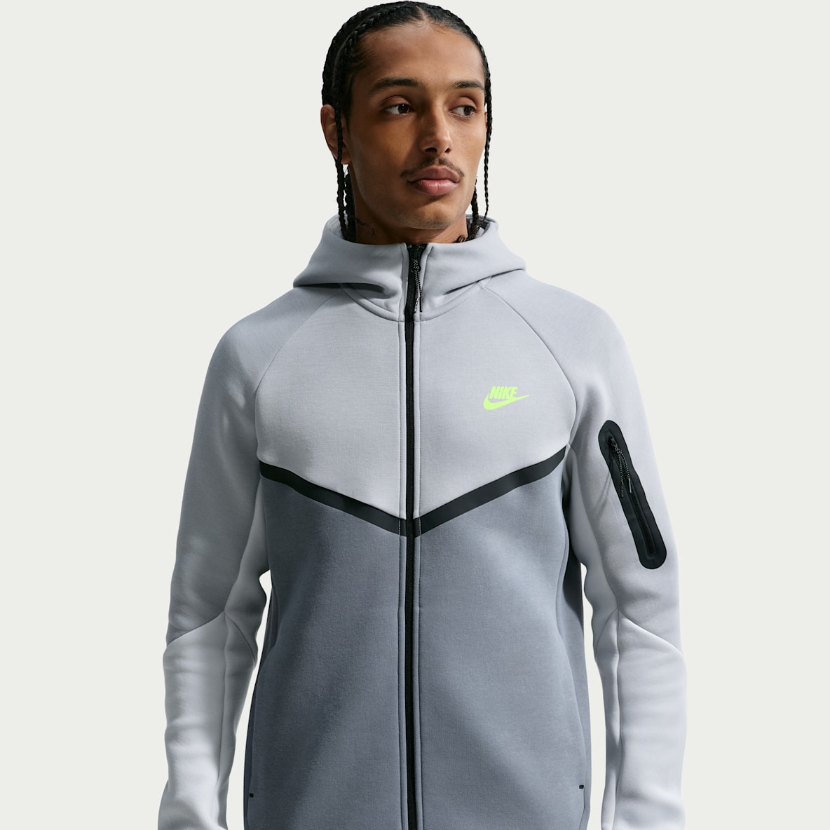 Nike Tech Veste à zip en Fleece Windrunner pour homme