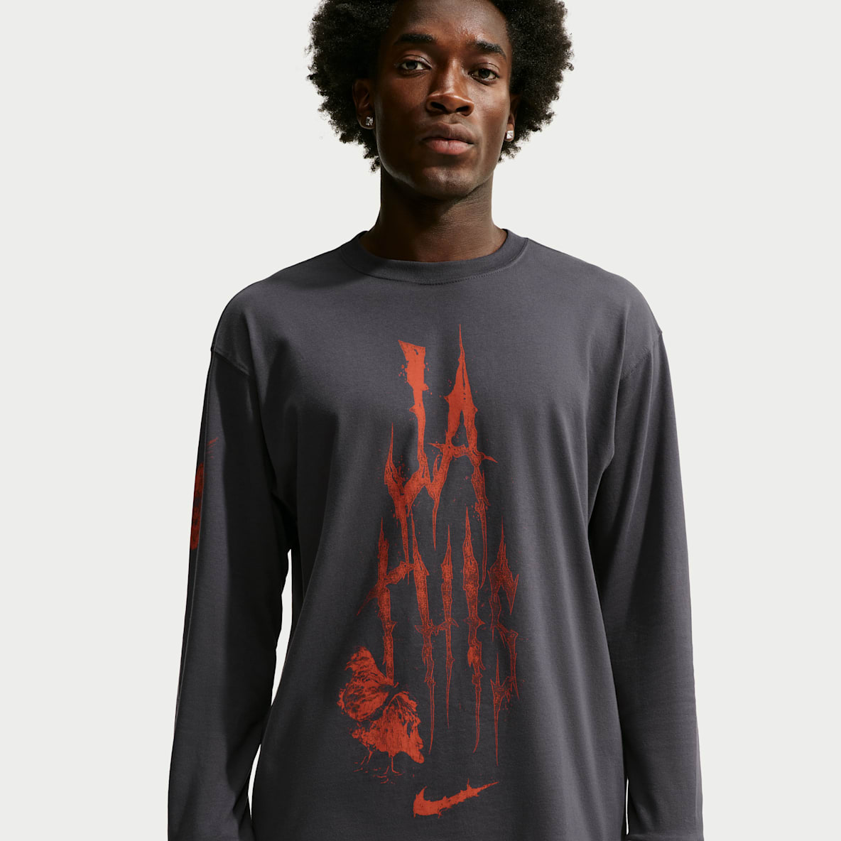 Ja Nike Essential Playera de básquetbol de manga larga para hombre