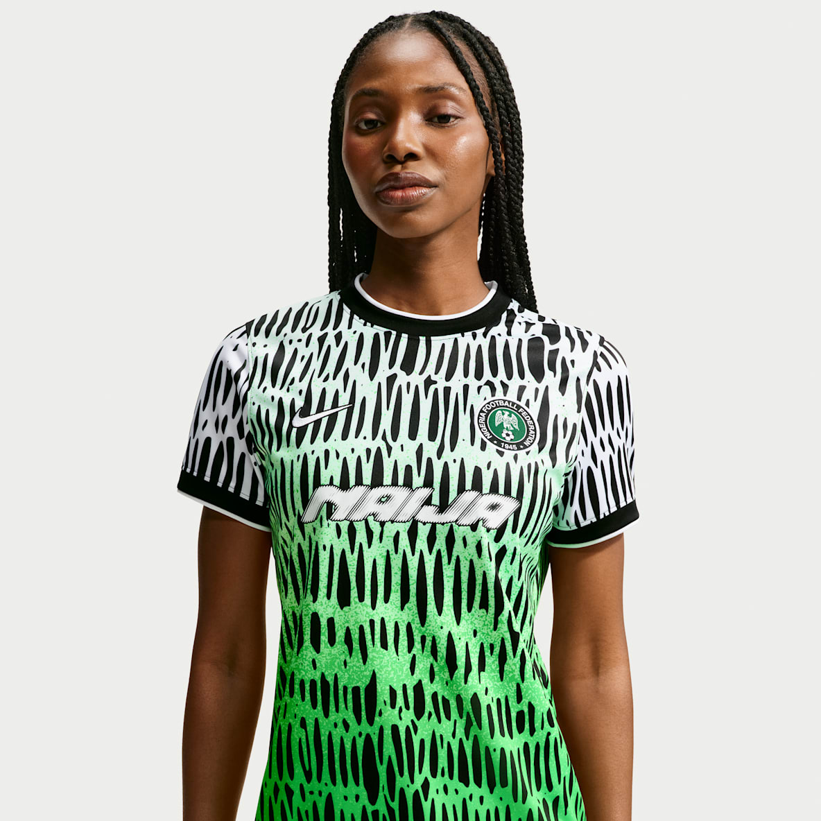 Nike x Nigeria x Slawn Women's Dri-FIT Short-Sleeve Soccer Top