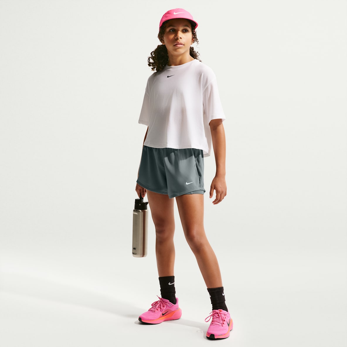 Nike One Girls' Dri-FIT 3" 2-in-1 Shorts