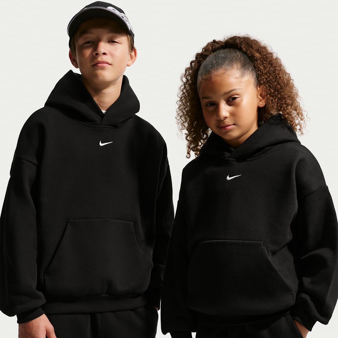 Nike Sportswear Solo Swoosh Older Kids' Fleece Pullover Hoodie