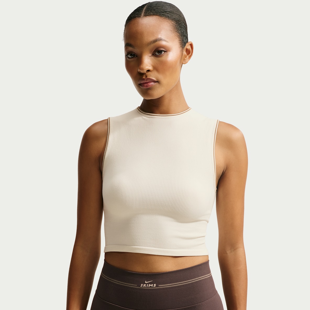 NikeSKIMS nahtloses Rippmaterial Damen-Muskel-Tanktop