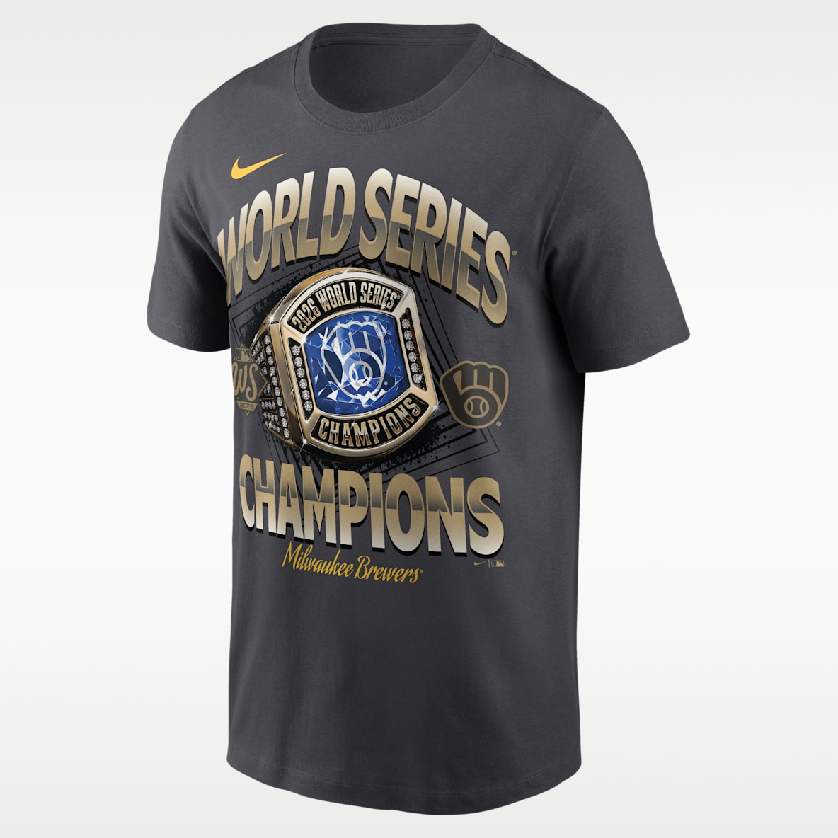 Milwaukee Brewers 2026 World Series Champions Men's Nike MLB T-Shirt