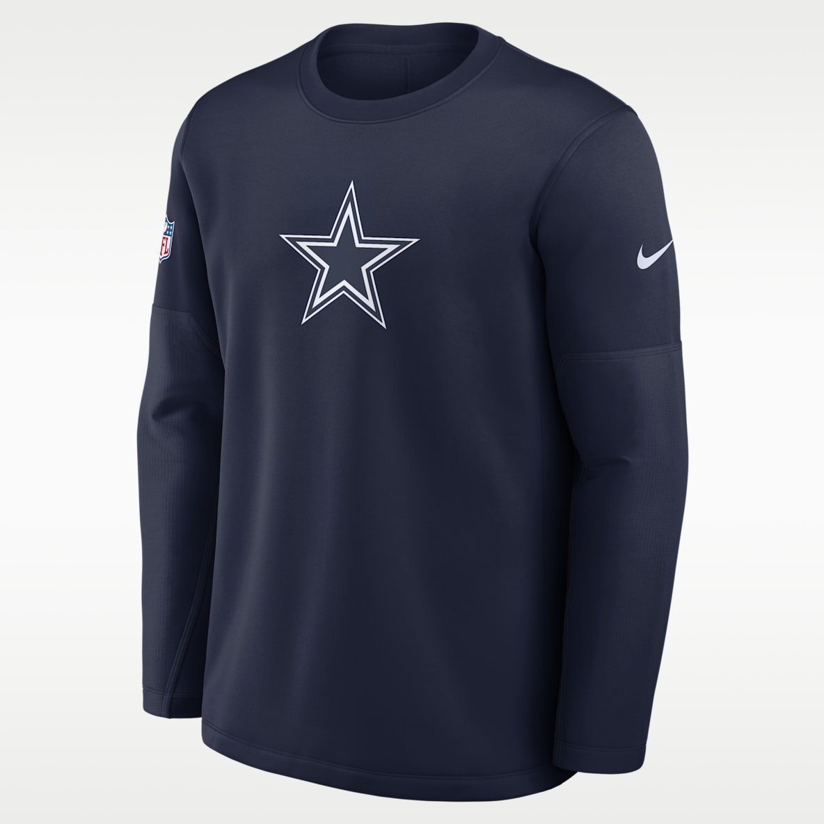 Dallas Cowboys Sideline Coaches Men's Nike Therma-FIT NFL Long-Sleeve T-Shirt