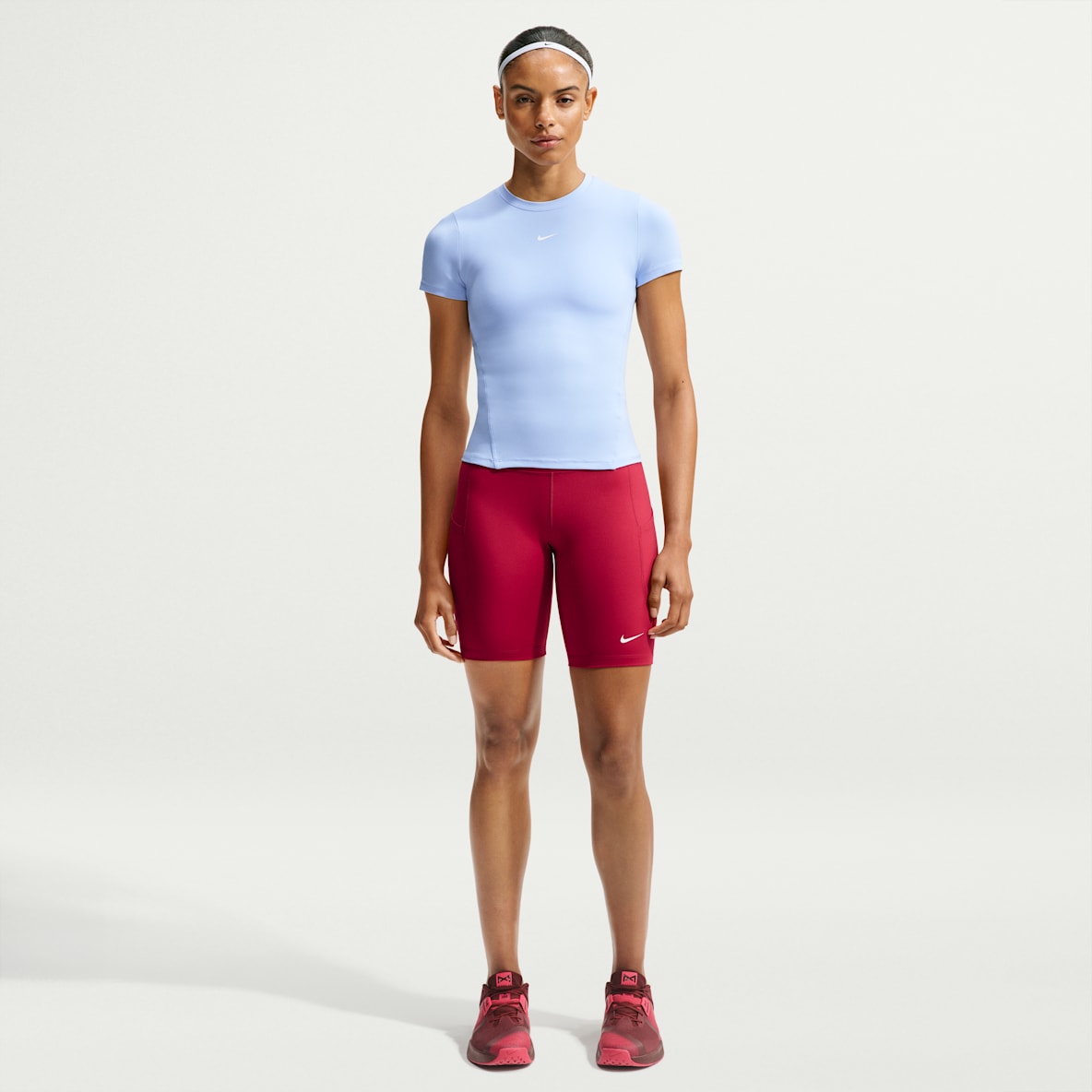 Nike One Women's High-Waisted 8" Biker Shorts with Pockets