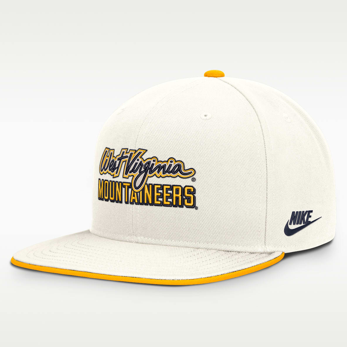 West Virginia Legacy Letter & Mascot Pro Men's Nike Dri-FIT College Adjustable Hat