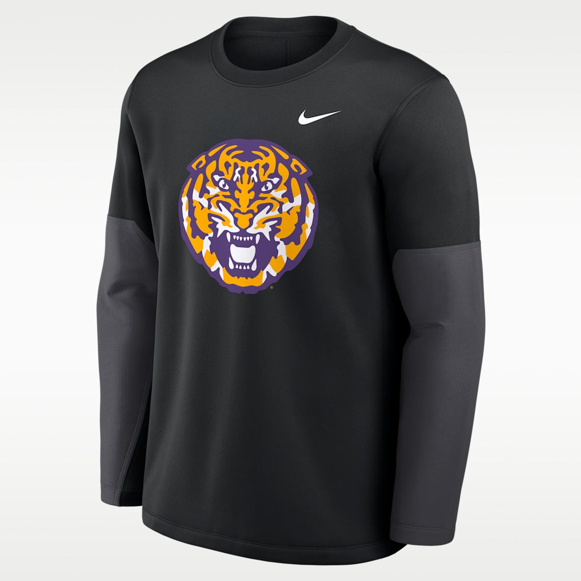 LSU Sideline Coach Men's Nike Therma-FIT College Long-Sleeve T-Shirt