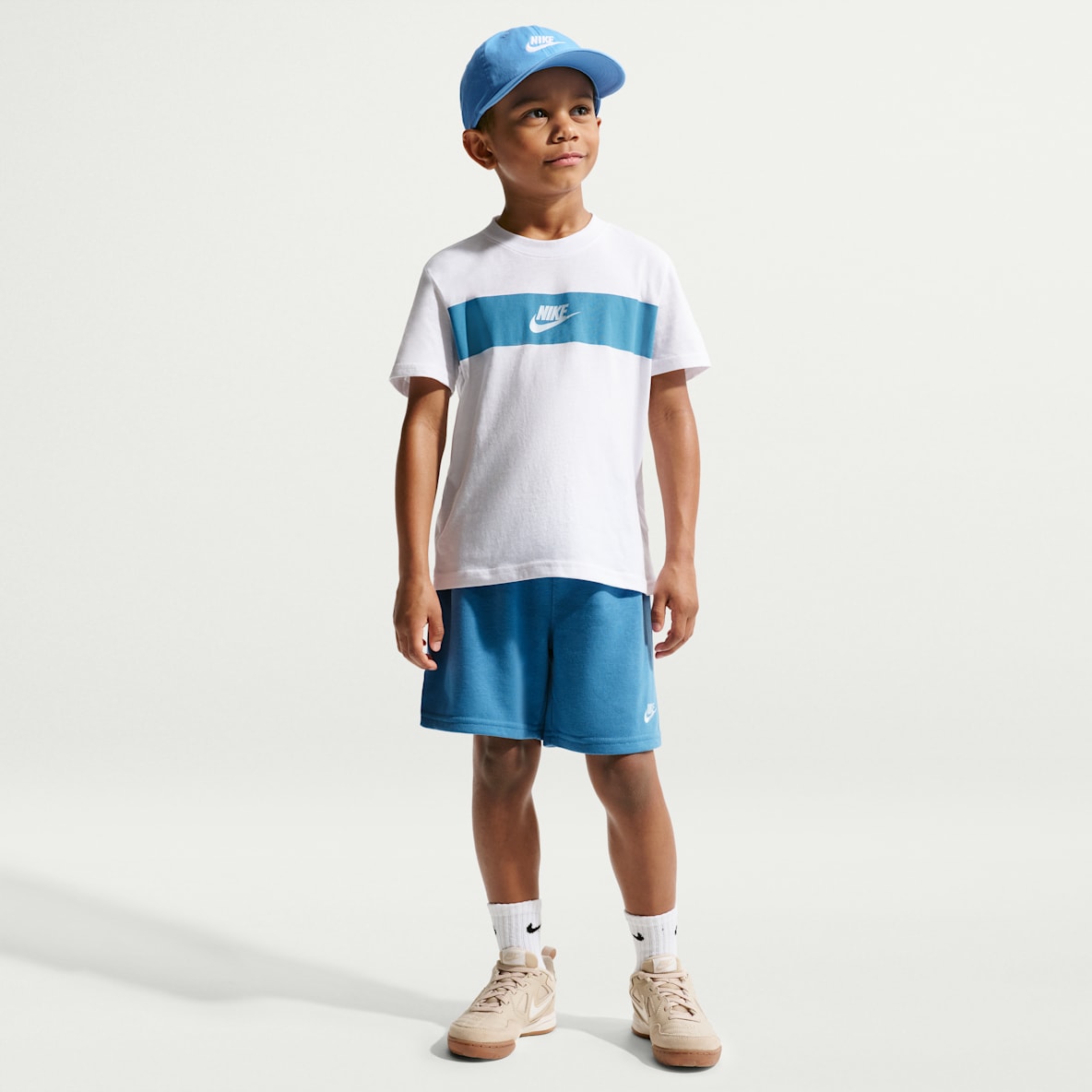 Nike Sportswear Todelt Futura Icon-shortssæt til mindre børn