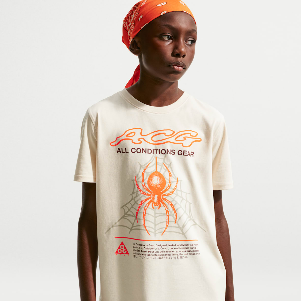 ACG Big Kids' Dri-FIT Spider Peak T-Shirt