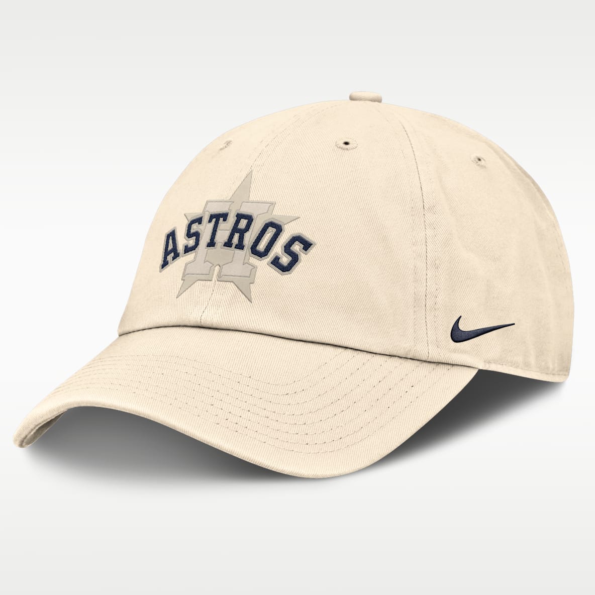 Houston Astros Gorra de algodón orgánico sin estructura para hombre Nike Statement Club