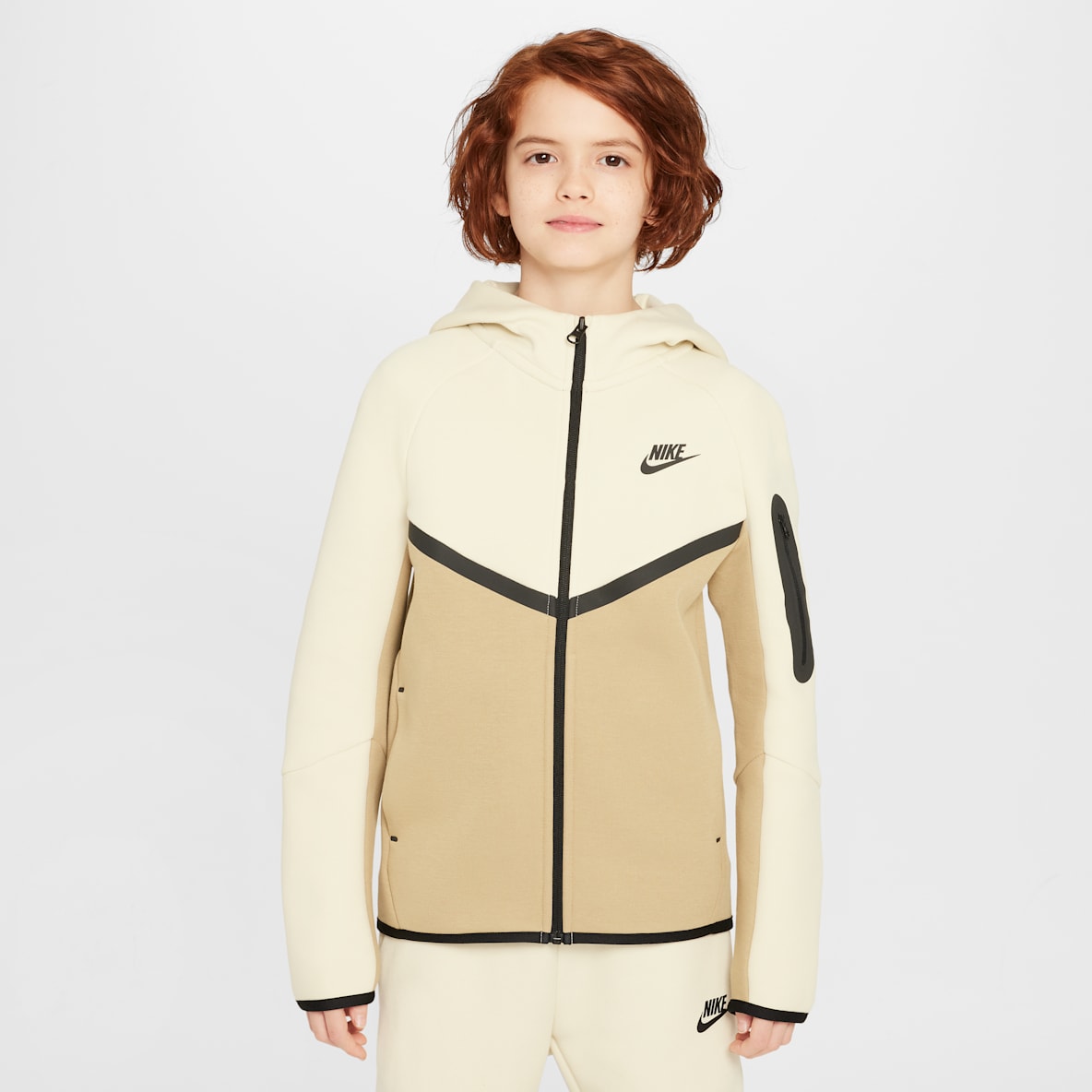 Nike Sportswear Tech Fleece Big Kids' Full-Zip Hoodie