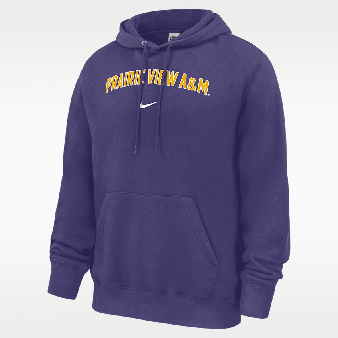 Nike College (Prairie View A&M University) Sudadera con gorro sin cierre Club Fleece para hombre