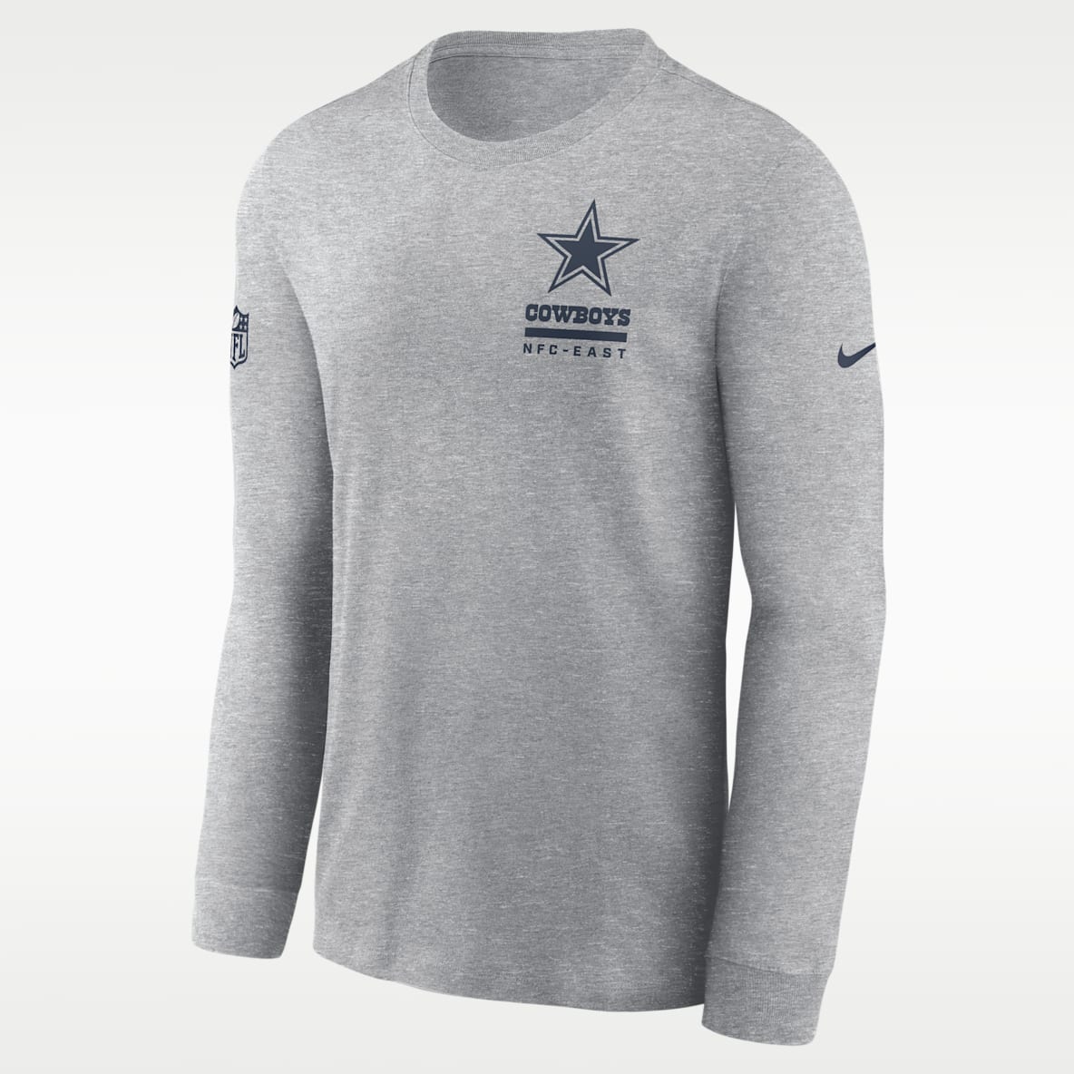 Dallas Cowboys Sideline Team Issue Men's Nike Dri-FIT NFL Long-Sleeve T-Shirt