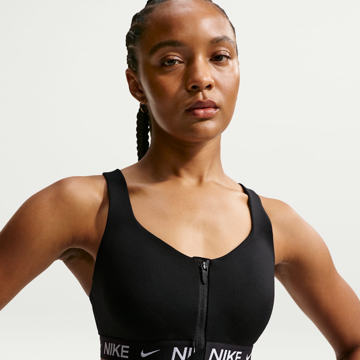 Nike Indy High-Support Women's Padded Front-Zip Sports Bra